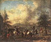 WOUWERMAN, Philips Riding School  4et china oil painting reproduction